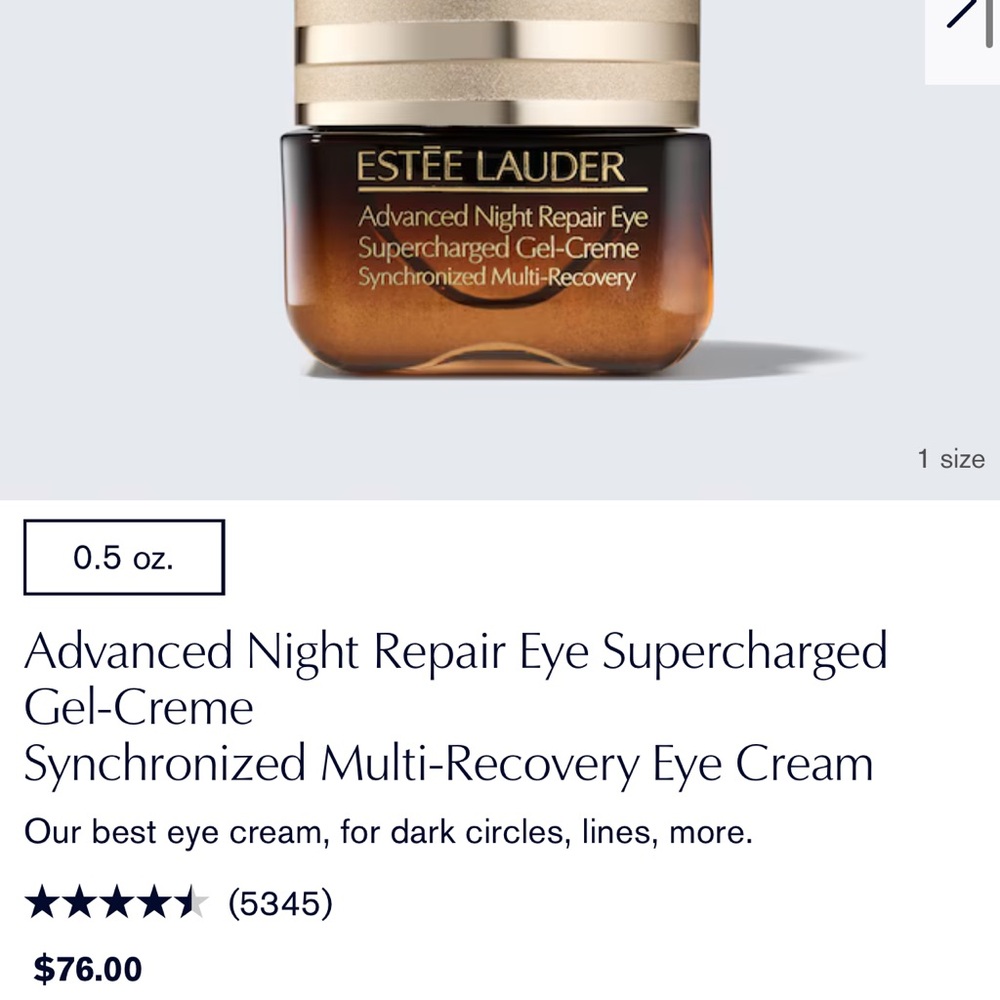 Estee Lauder Advanced Night Repair Eye Gel-Creme - NIB
